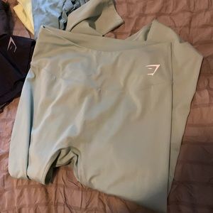 Light green XL Gymshark leggings 3/4 length